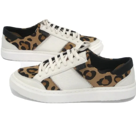 NWOB. Ugg Alameda Spooty Lace Up Leopord Sneaker 8.5 - Picture 4 of 7